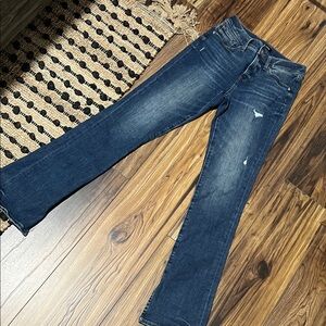 Express Dark Blue Women's Boot Cut Jeans